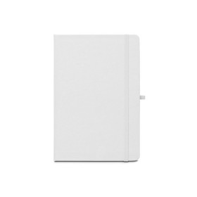  Cahier A5 en polyester recyclé (100% rPET) 300DCouleur:Blanc