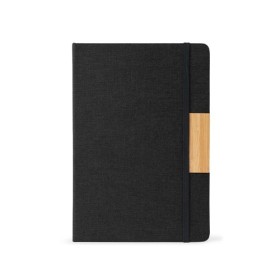  Set composé d'un bloc-notes A5 à couverture rigideCouleur:Noir