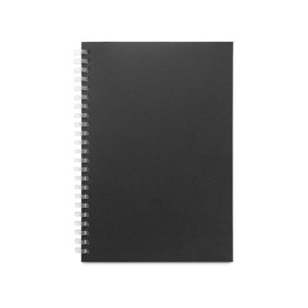  Bloc-notes A5 avec couverture souple 100 % recycléCouleur:Noir