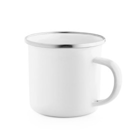  Mug en inox émaillé pour sublimation 350 mLCouleur:Blanc