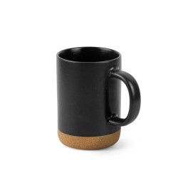 Tasse en céramique avec socle en liège 320 mlCouleur:Noir