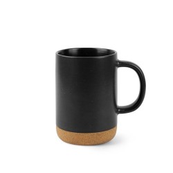  Tasse en céramique avec socle en liège 320 mlCouleur:Noir