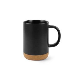  Tasse en céramique avec socle en liège 320 mlCouleur:Noir