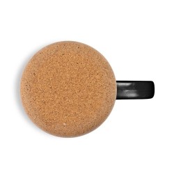  Tasse en céramique avec socle en liège 320 mlCouleur:Noir