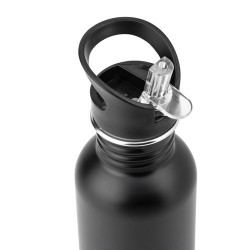  Bouteille en acier inoxydable à simple paroiCouleur:Noir