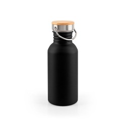  Bouteille en acier inoxydable à simple paroi (90 % recyclé)Couleur:Noir