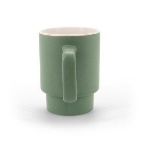  Tasse en céramique avec finition mate 330 mlCouleur:Vert kaki