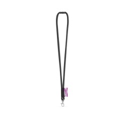  Lanyard en polyamide personnaliséeCouleur:300 - Noir