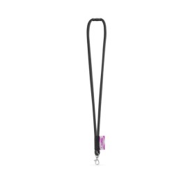 Lanyard en polyamide personnaliséeCouleur:300 - Noir