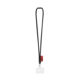  Lanyard en polyamide personnaliséeCouleur:300 - Noir