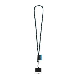  Lanyard en polyester personnaliséeCouleur:300 - Noir