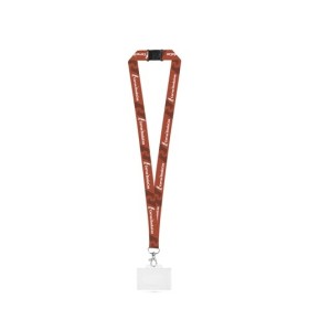  Lanyard de sublimation en polyester avec mousquetonCouleur:301 - Blanc