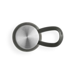  Bouteille en PET recyclé (100 % rPET) avec une finition brillante translucideCouleur:Noir