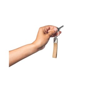 Set composé d'un stylo à bille et d'un porte-clésCouleur:Naturel