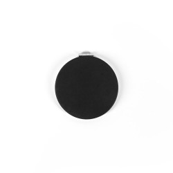  Miroir rond double face avec extérieur en PU matCouleur:Noir