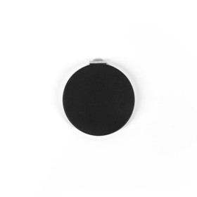  Miroir rond double face avec extérieur en PU matCouleur:Noir