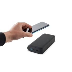  Batterie nomade de 20 000 mAh en ABS recyclé (100 % rABS)Couleur:Noir