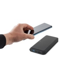  Batterie nomade de 10 000 mAh en ABS recyclé (100 % rABS)Couleur:Noir