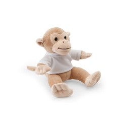  Peluche en forme de singe avec t-shirtCouleur:Brun clair