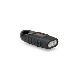  Lampe torche compacte de 0'5 W en ABS, avec 3 LED blanchesCouleur:Noir