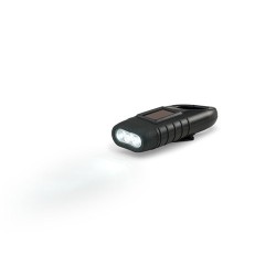  Lampe torche compacte de 0'5 W en ABS, avec 3 LED blanchesCouleur:Noir