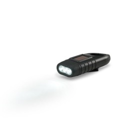  Lampe torche compacte de 0'5 W en ABS, avec 3 LED blanchesCouleur:Noir