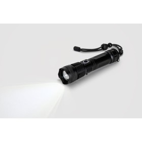  Lampe torche rechargeable de 10 W en aluminium (100% rAL)Couleur:Noir