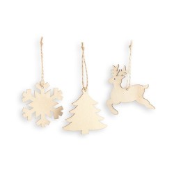  Ornements de NoëlCouleur:Naturel clair