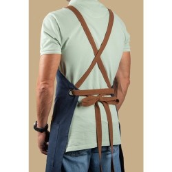  Tablier en coton (220 g/m²)Couleur:Bleu marine