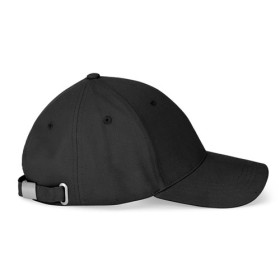  Casquette 100 % coton (260 g/m²) à 6 panneauxCouleur:Noir