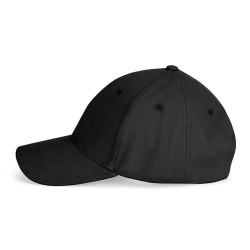  Casquette 100 % coton (260 g/m²) à 6 panneauxCouleur:Noir