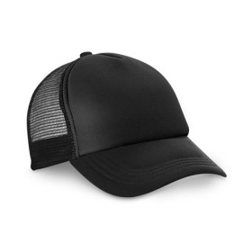 Casquette en polyester et maille (150 g/m²)Couleur:Noir
