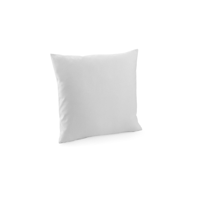 Housse de coussin en coton commerce équitableCouleur:LIGHT GREY