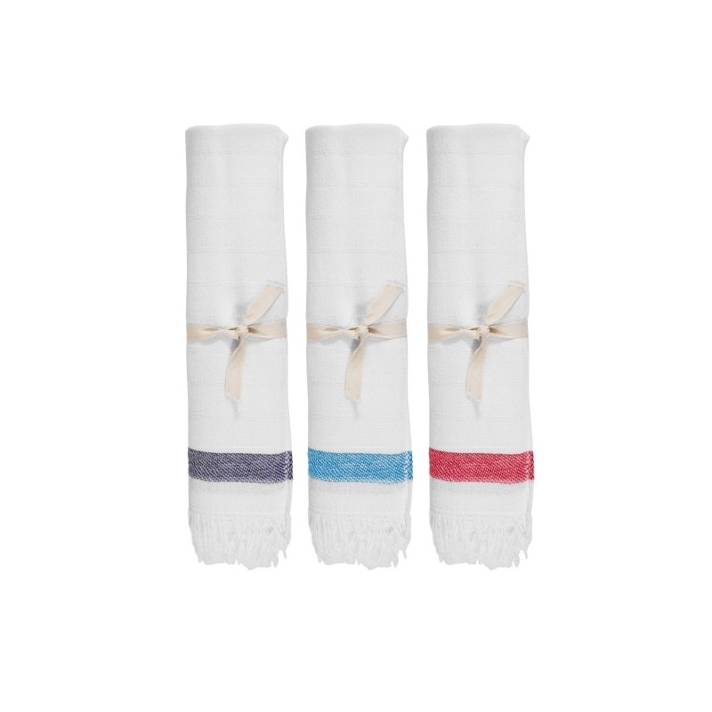 Fouta coton recyclé/Seaqual 150g SEACHIC