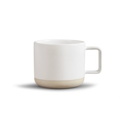Mug céramique blanche brillante 320ml - LUCIE