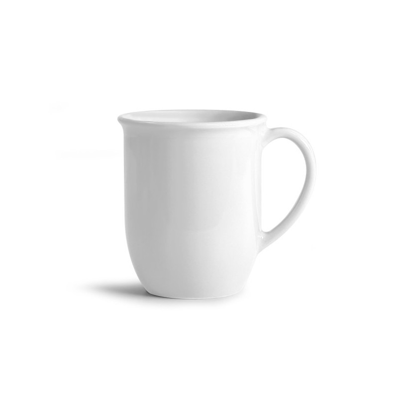 MUG céramique blanche brillante 350ml - PAULA