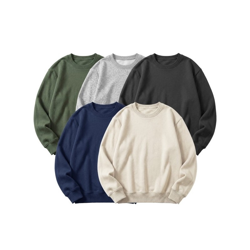 Sweat col rond coton biologique 340g