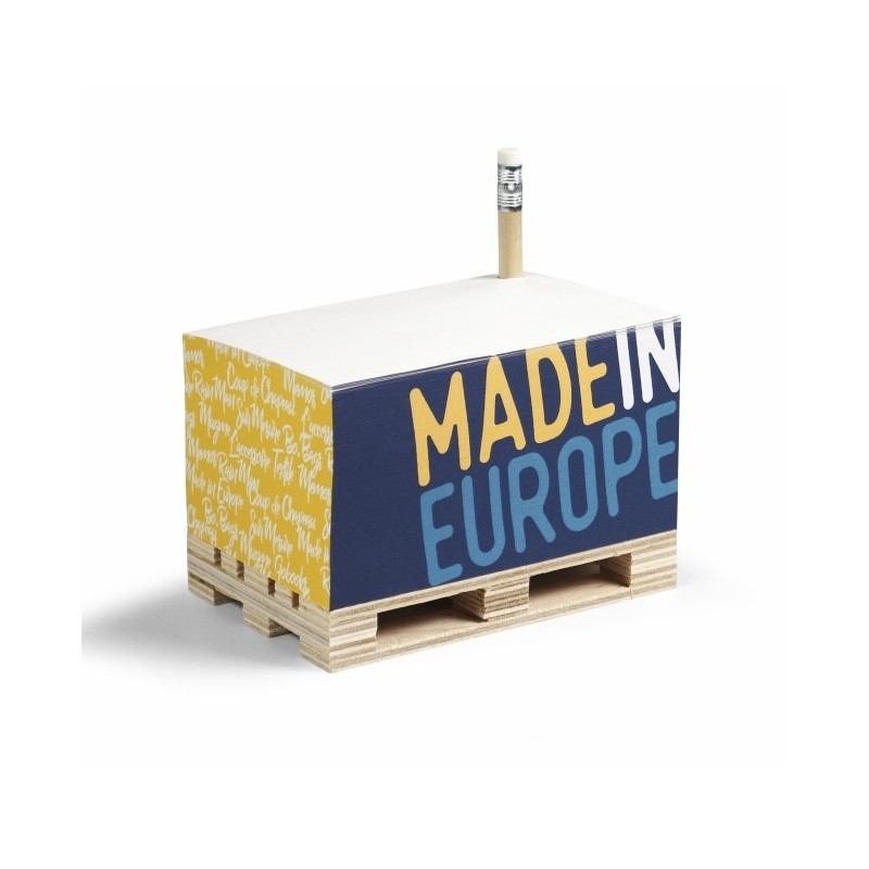 Bloc cube palette/crayon