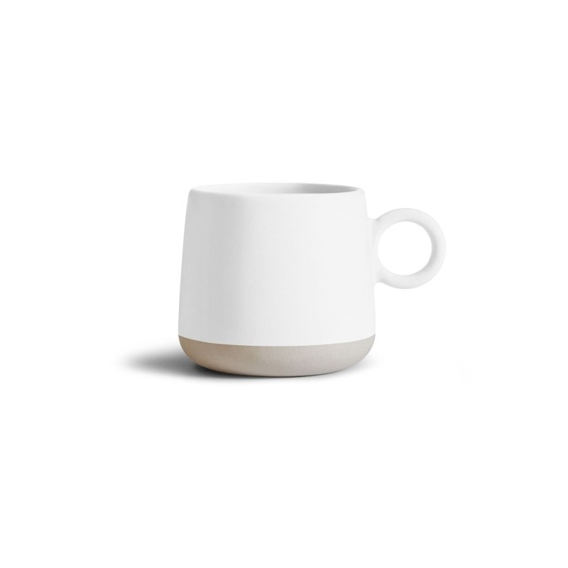 Mug céramique blanche brillante 250ml - BOB