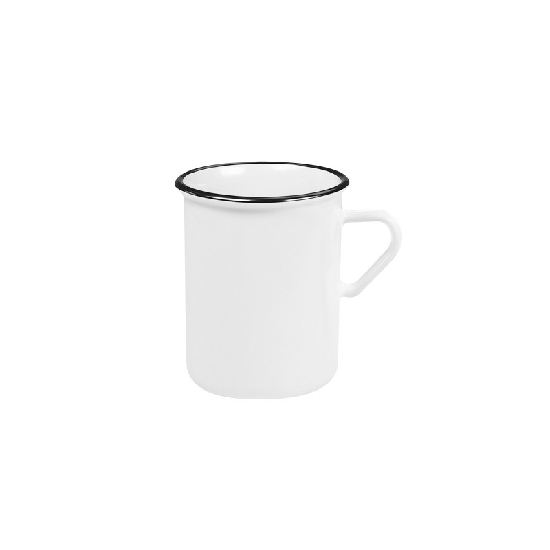 Mug céramique blanche brillante 330ml - JACK