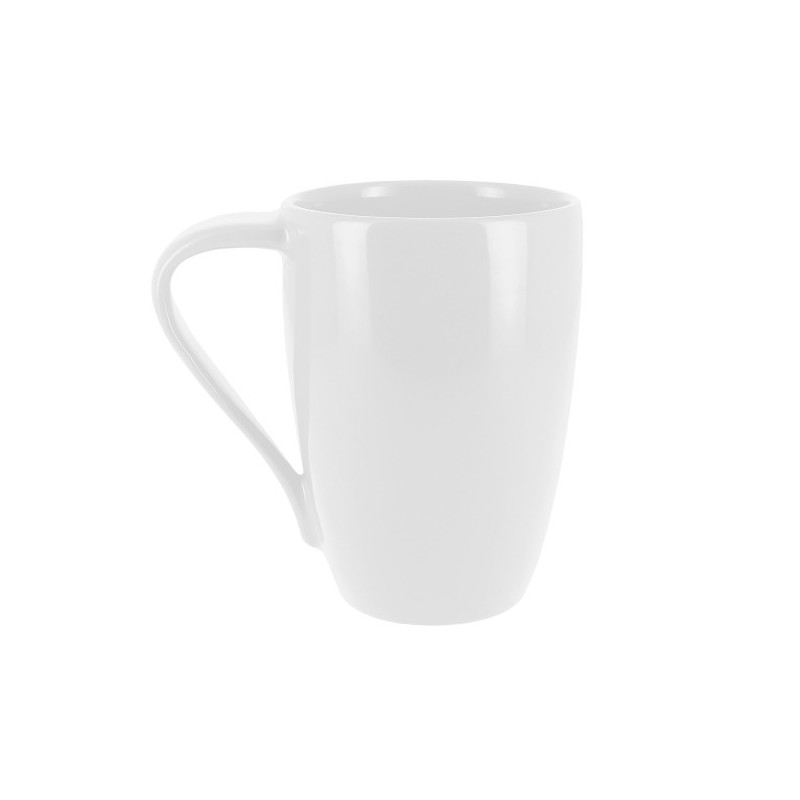Mug céramique blanche brillante 330ml - QUINCY