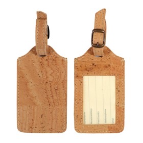 Porte-étiquette bagage liège