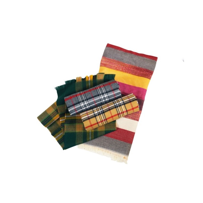 Écharpe jacquard bio 125g