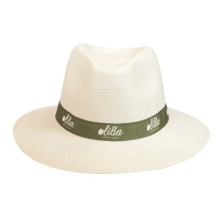 Chapeau papier écru BORSALINO