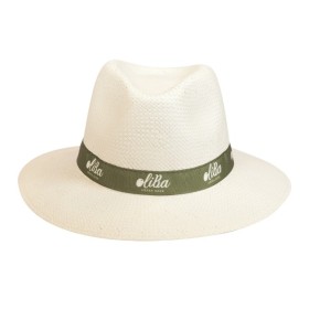 Chapeau papier écru BORSALINO