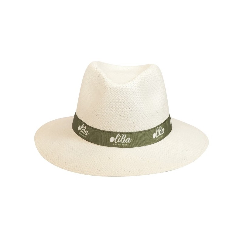 Chapeau papier écru BORSALINO