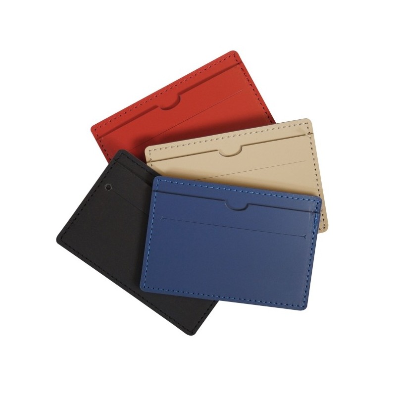 Porte-cartes cuir régénéré