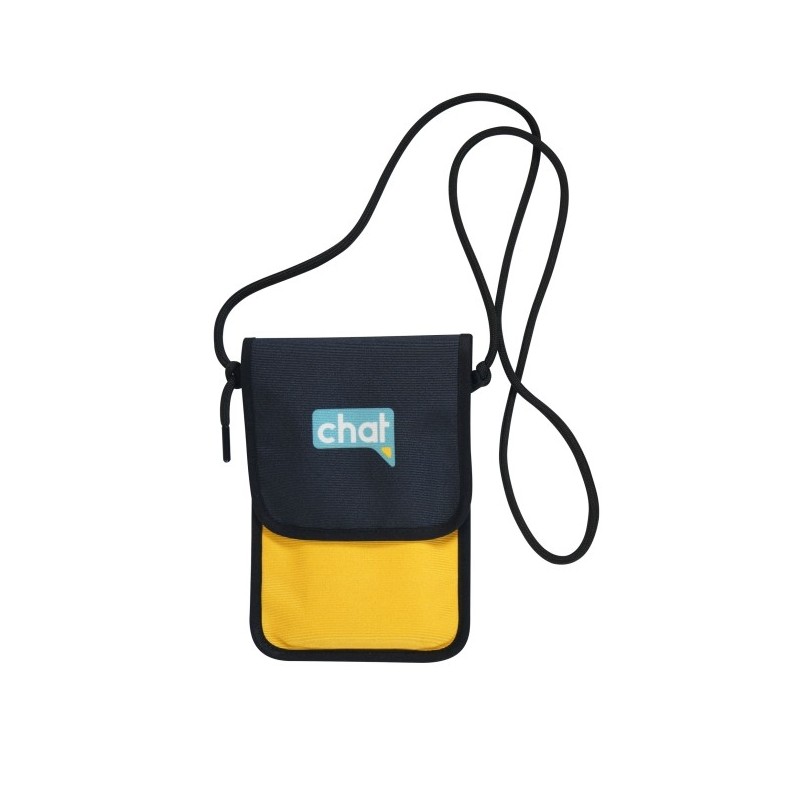 Pochette téléphone polyester recyclé 230g