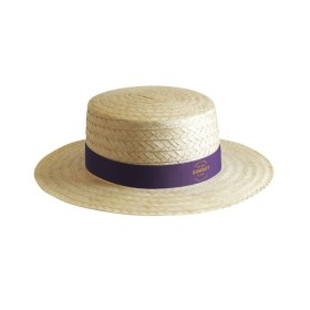 Chapeau paille blanche - CANOTIER