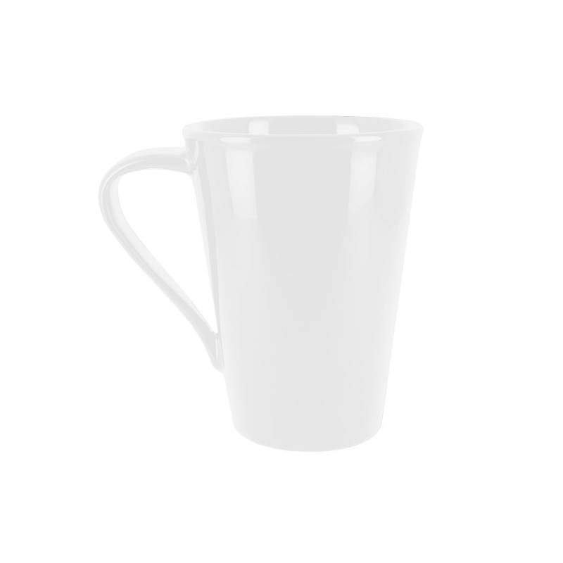 Mug céramique blanche brillante 380ml - HENRIET